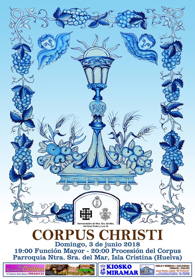 Isla Cristina celebra este domingo el Corpus Christi