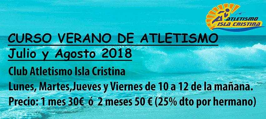 En marcha la Escuela Deportiva de Verano del Club Atletismo Isla Cristina
