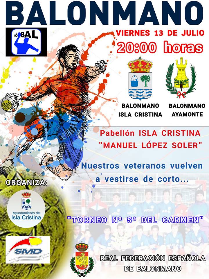 Isla Cristina celebra el Torneo de Balonmano “Nuestra Señora del Carmen”
