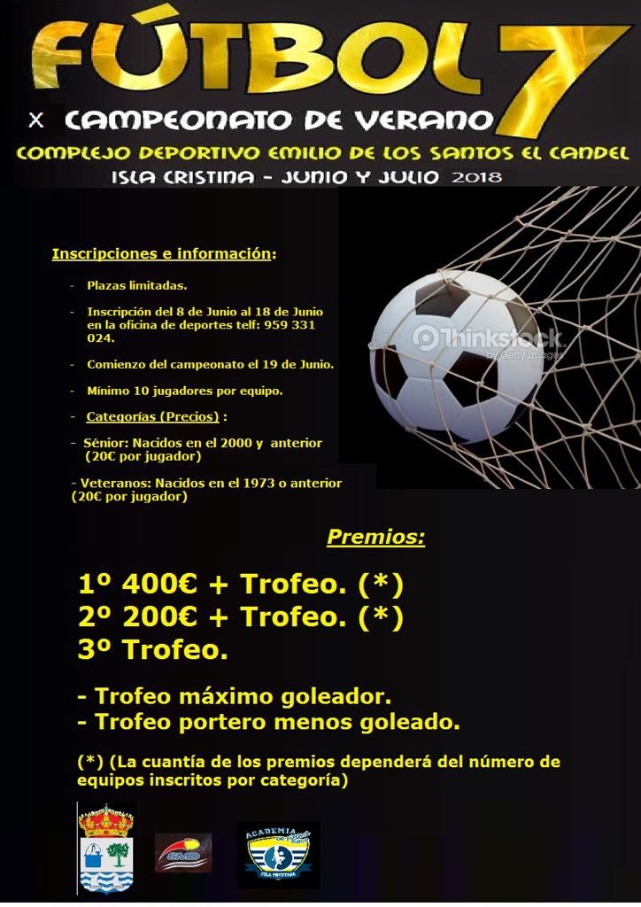 Arranca en Isla Cristina el “X Campeonato de Verano de Fútbol 7”