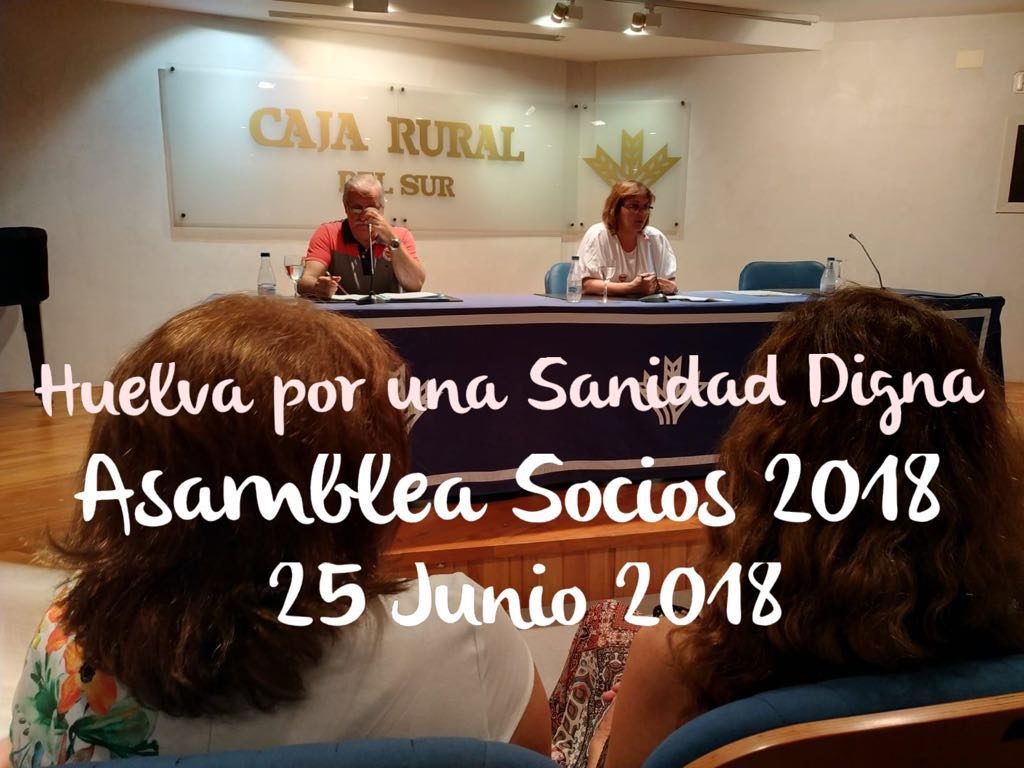 Memoria Actividades Huelva por una sanidad Digna