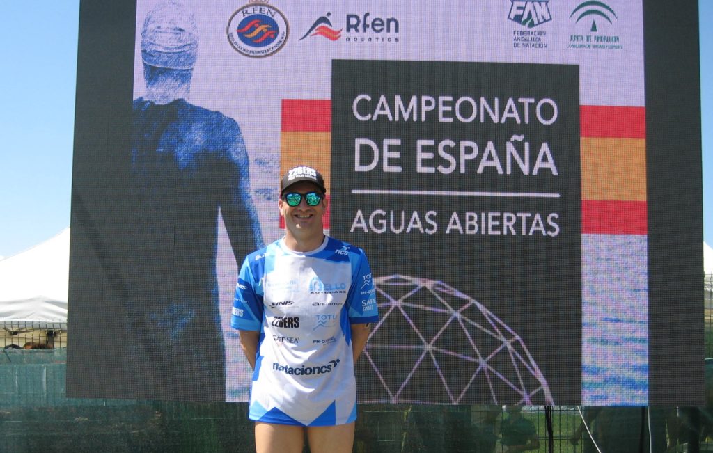 Rubén Gutiérrez, 8º puesto en el Nacional de Aguas Abiertas, Sevilla