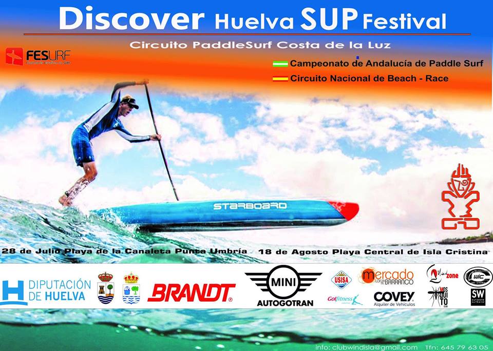 Isla Cristina acogerá en agosto, una de las pruebas del Circuito Paddle Surf Costa de la Luz.