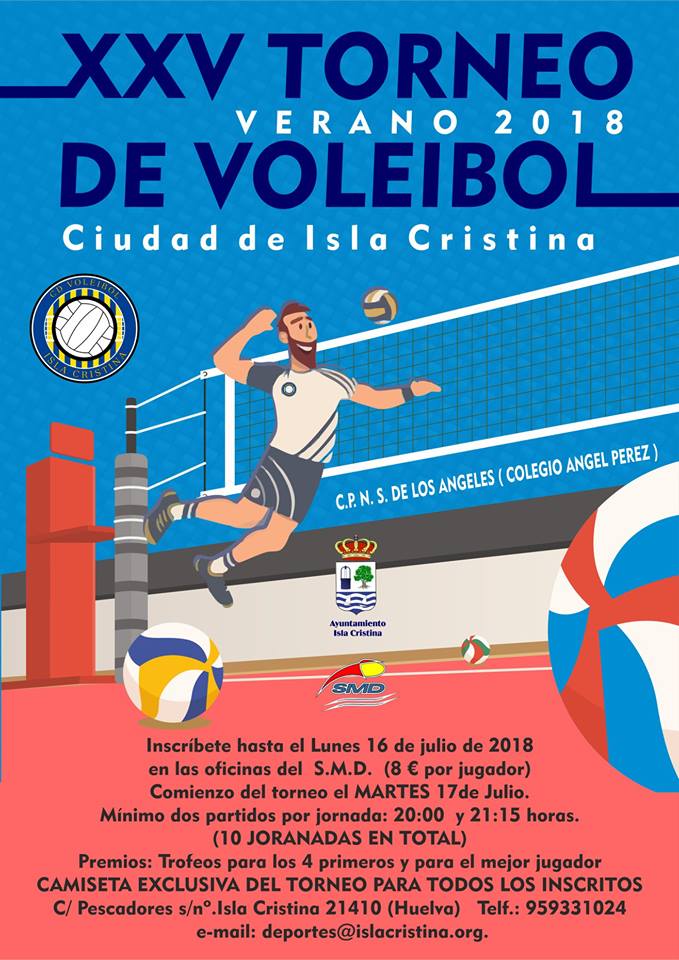 En Marcha el XXV Torneo de Voleibol Ciudad de Isla Cristina