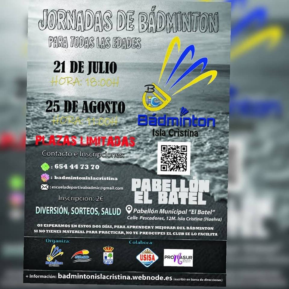 Isla Cristina acoge la II Jornadas de Bádminton para todos