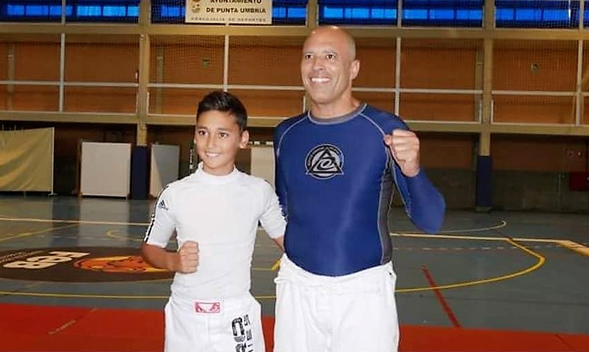 Daniel Rodríguez compartió clase con el súper campeón de lucha Royce Gracie