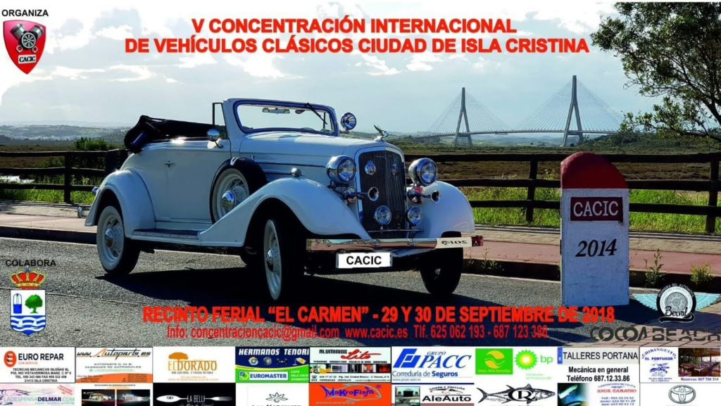 La organización de la concentración de Vehículos Clásicos de Isla Cristina, amplia programación