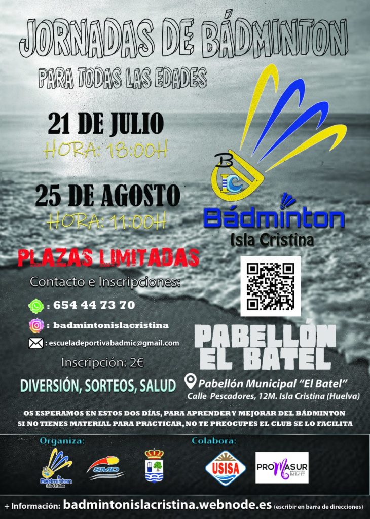 Isla Cristina acoge las “II Jornadas de Bádminton para todas las edades”