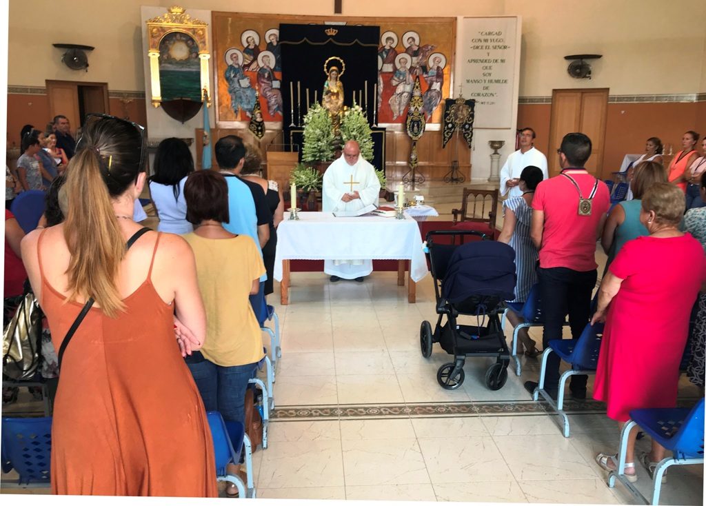 Misa y Procesión ponen el punto final a las fiestas patronales en Punta del Caimán