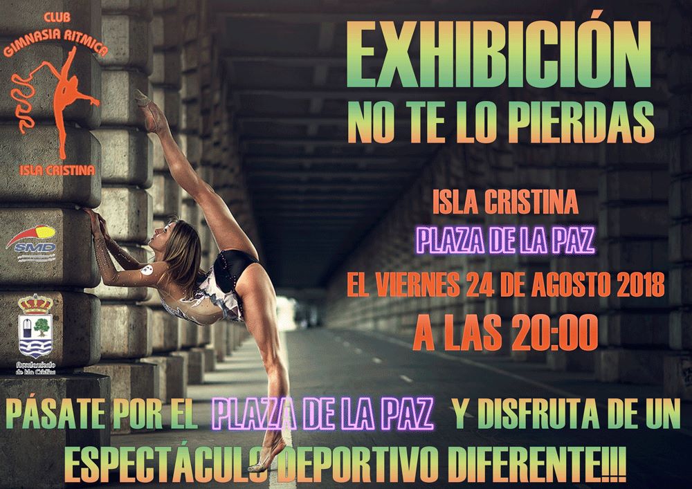 Exhibición de Gimnasia Rítmica en Isla Cristina