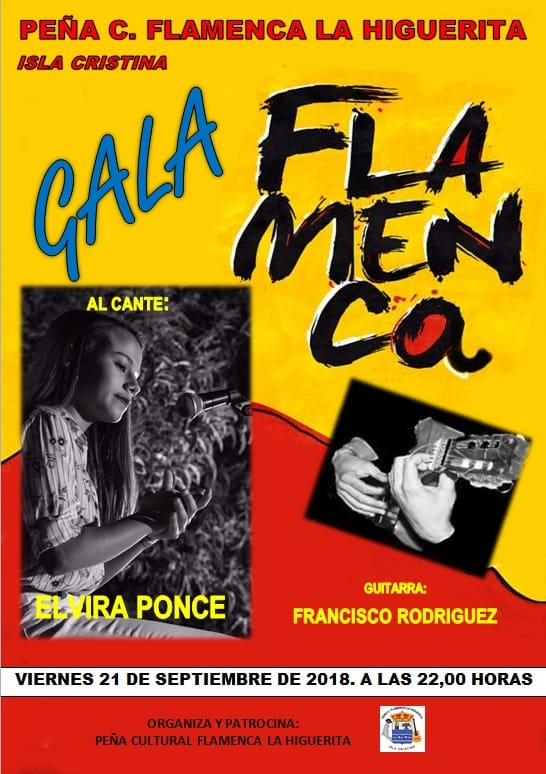 El cante de Elvira Ponce, en la Peña Cultural Flamenca de Isla Cristina