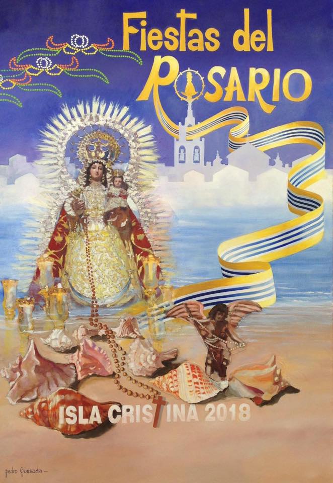 Cartel Fiestas del Rosario Isla Cristina 2018