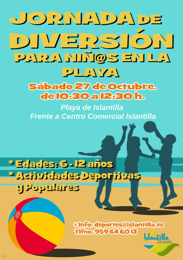 Jornada de Diversión para Niños en la Playa en los Sábados Deportivos de Islantilla