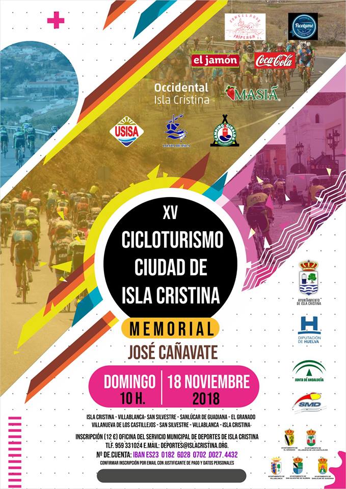 XV Cicloturismo Ciudad de Isla Cristina - Memorial José Cañavate